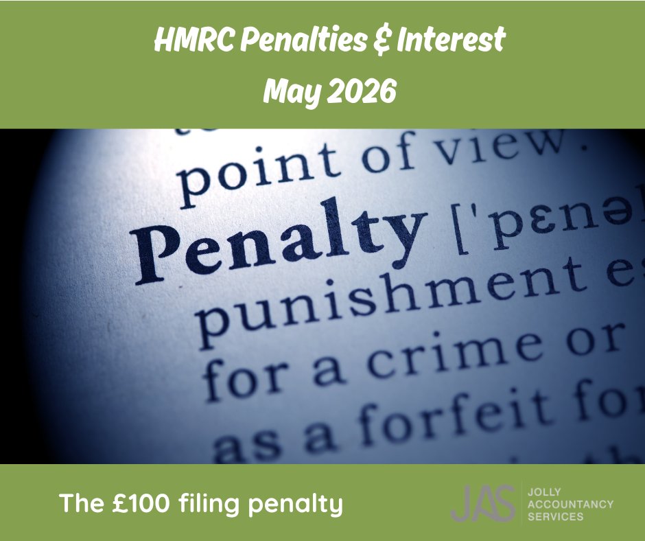 JollyAccounts's tweet photo. The £100 filing penalty

Did you know HMRC charges a £100 penalty for a Self Assessment return filed just 1 day late, even if you don't owe any tax?
Filing on time costs nothing. Missing the deadline does.

https://t.co/ykPxgcKlnH

#SelfAssessment #HMRC #TaxDeadlines https://t.co/xpjD8qw0Te