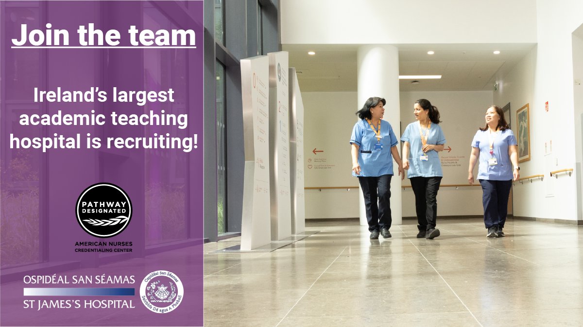 stjamesdublin's tweet photo. 📢 Calling all Nurses!

Ready for your next career move at St. James’s Hospital?
We’re hiring:

🔹 Clinical Support Nurse
🔹 Candidate CNS (Emergency Cardiology)
🔹 CNM II

👉https://t.co/8PRLtvG72T

#TeamSJH #HealthcareExcellence https://t.co/zPLFgI5USU