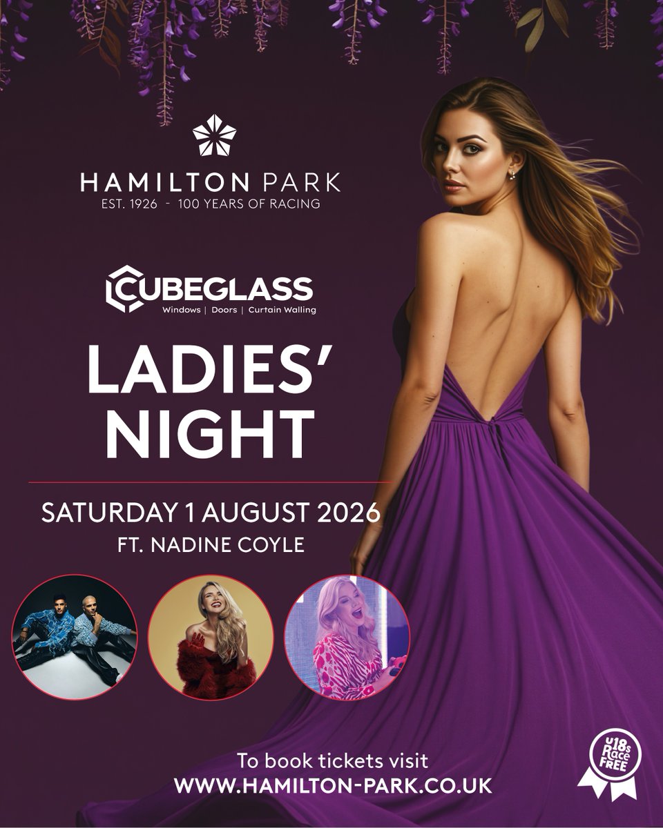 HamiltonParkRC's tweet photo. ⏳ Less than 36 hours left to save!!! 💰

It's your last chance to SAVE £10 off the ticket price for the fabulous Cube Glass Ladies Night, Saturday 1 August!

Offer ends Sunday 31st May at MIDNIGHT‼️

🎟️ https://t.co/fXyGc8QH0Q

#cubeglassladiesnight #hamiltonpark #raceday https://t.co/vRuamedX9y