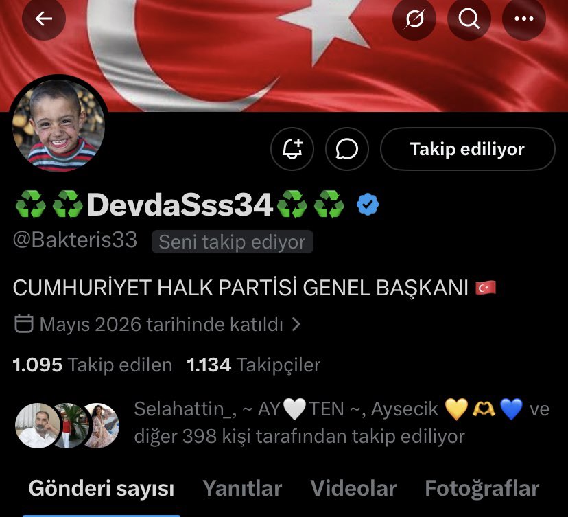 Baskanhanm58's tweet photo. Sevgili Arkadaşlar 

✅Hesabı kapanan Arkadaşımıza destek rica ediyoruz. 

@Bakteris33 ⬅️⬅️ Takip destek https://t.co/3NpFHnuWt0