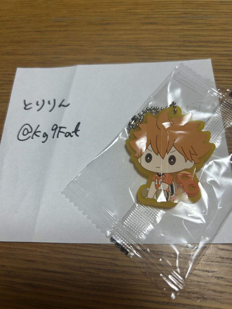 Kg9Faf's tweet photo. 【交換】ハイキュー‼︎ 
ぺたっとねじまきらばーきーほるだー vol.2

譲：日向翔陽

求：黒尾鉄朗、宮治

異種も検討します。
郵送での交換を希望しています🙇‍♀️ https://t.co/pFobyxm5cF