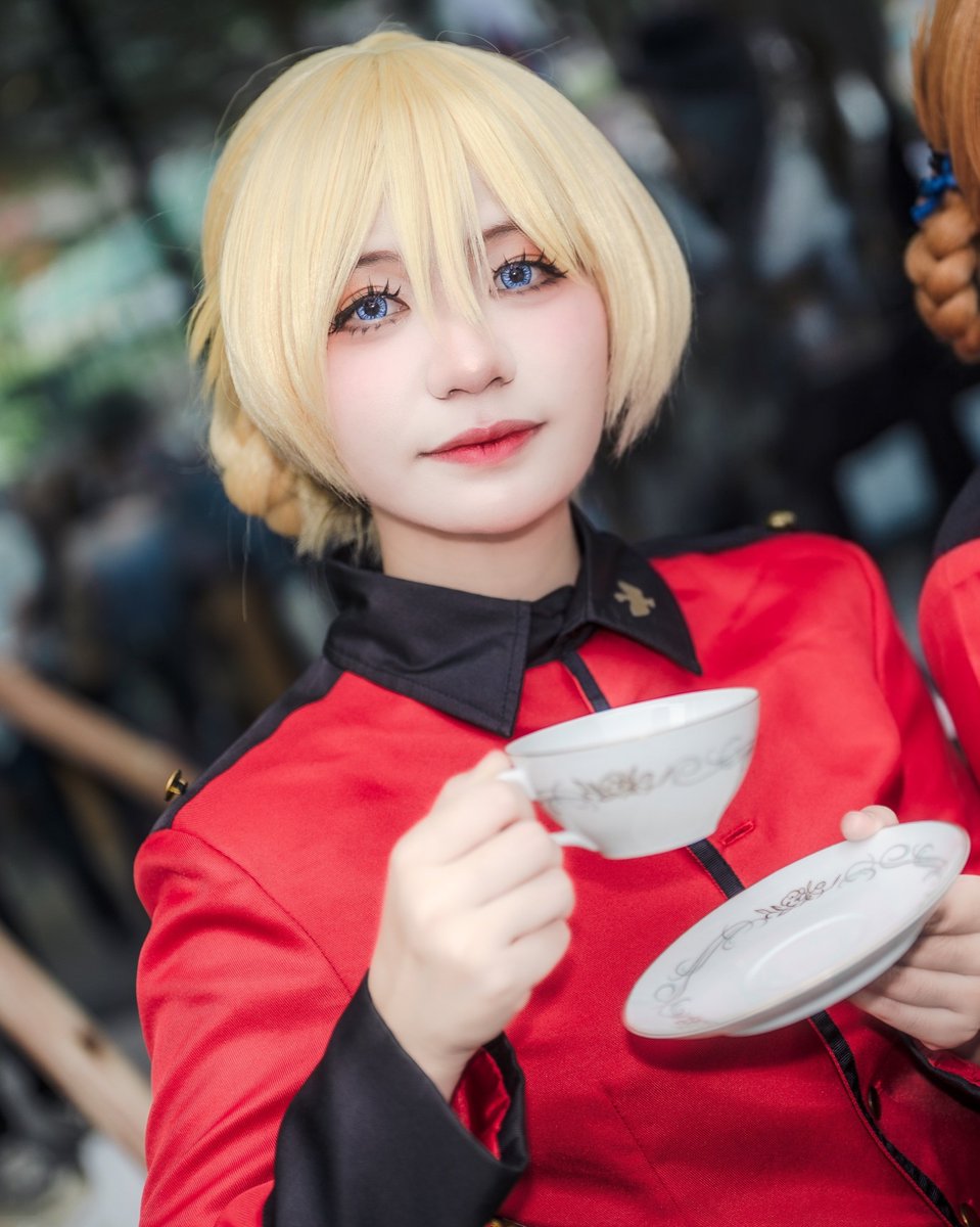 CKcos's tweet photo. 花金はやっぱお茶の時間ですね☕️

#ダージリン
#ガルパン
#コスプレ
#PanzerTeam
#GirlsundPanzer https://t.co/1ovckTh5WD