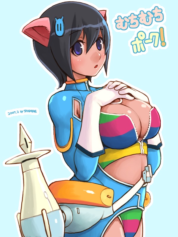 shigatake's tweet photo. むちむちポークが復活🙄⁉️（FA描いたのが19年前で仰天） https://t.co/vSGaDNBzvj