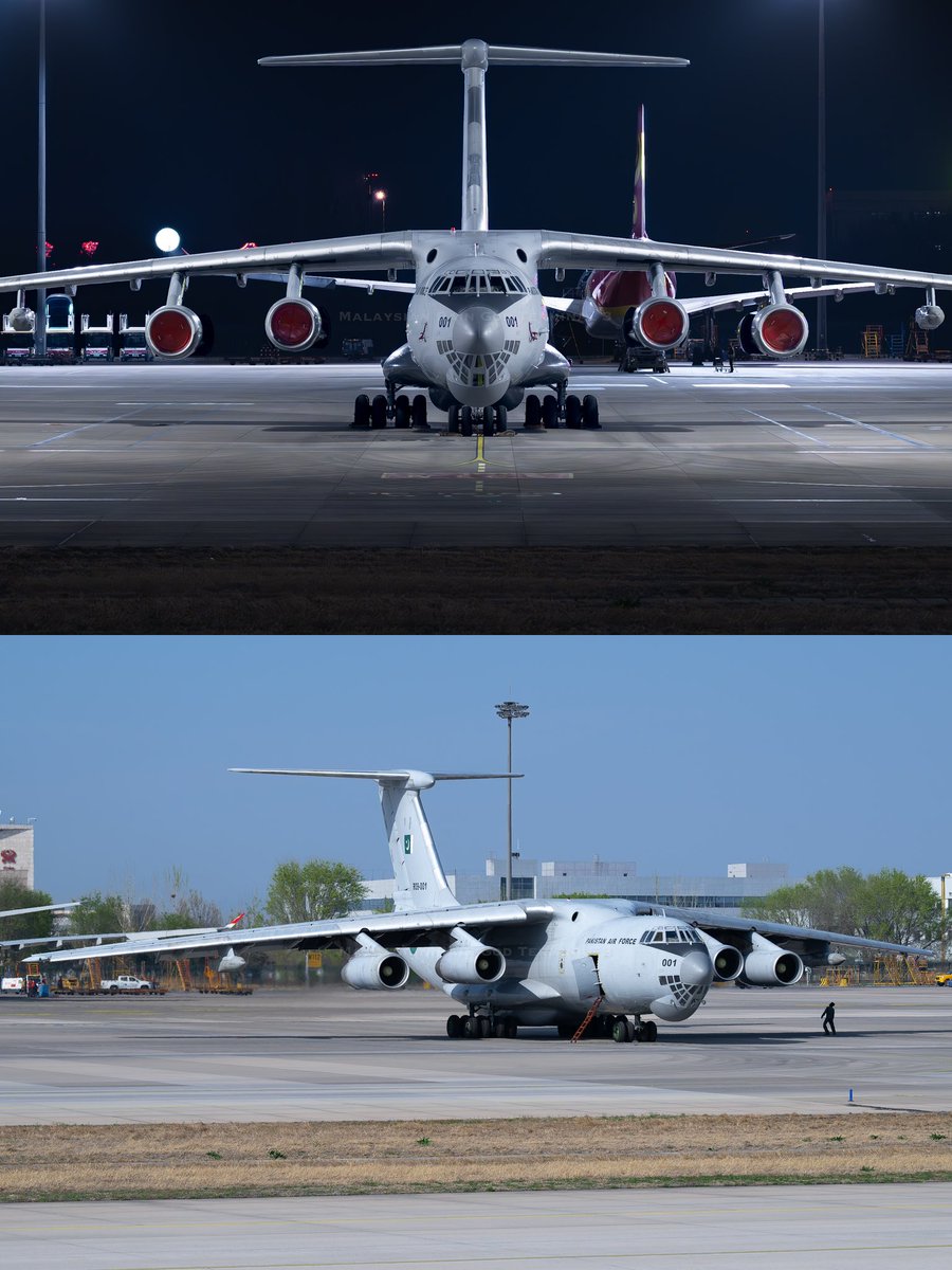 Terminal__3's tweet photo. 🇵🇰Pakistan - Air Force
R09-001
Ilyushin IL-78M Midas
PAF308 LHE-PEK-LHE
2026.3.31-4.1
#pakistanairforce #il76 #military #tanker https://t.co/5PNUM4338p