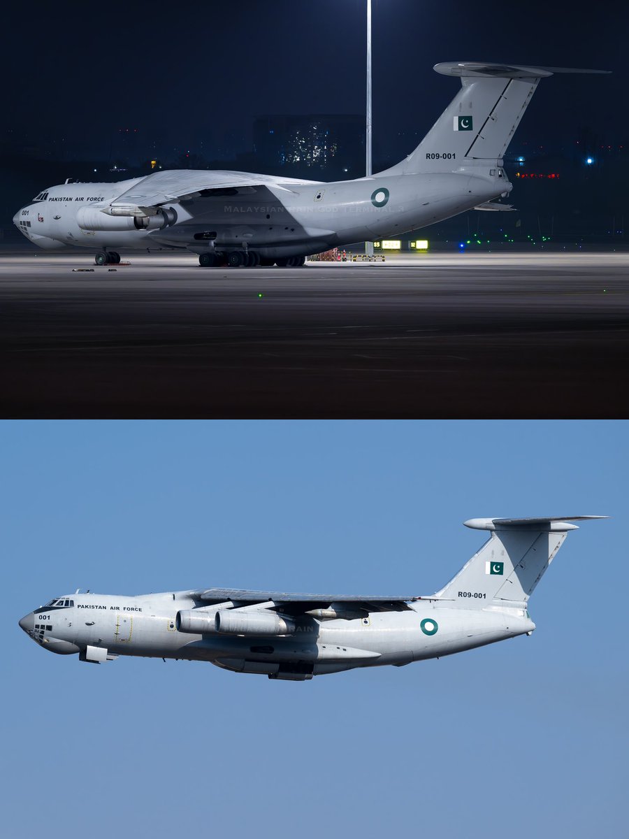 Terminal__3's tweet photo. 🇵🇰Pakistan - Air Force
R09-001
Ilyushin IL-78M Midas
PAF308 LHE-PEK-LHE
2026.3.31-4.1
#pakistanairforce #il76 #military #tanker https://t.co/5PNUM4338p