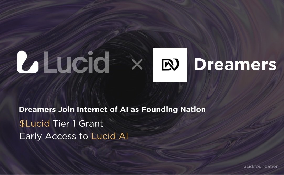 DreamersWeb3's tweet photo. We are thrilled to announce our collaboration with @LucidChain 

Join our discord to find out more info! https://t.co/rgUJbMr4w7