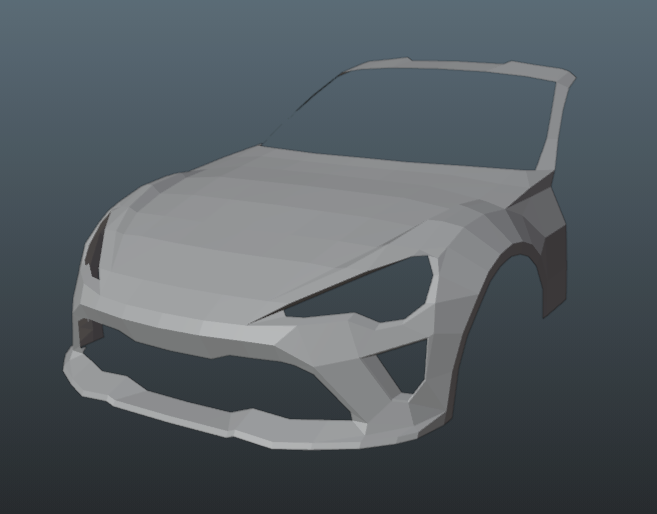 VellEagle's tweet photo. モデリングの長期ブランク解消のためにGT86を作り始めました。一から車を作るのは数カ月ぶりです。#blender #GTCRAFT進捗 https://t.co/GMO5pp9Bfs