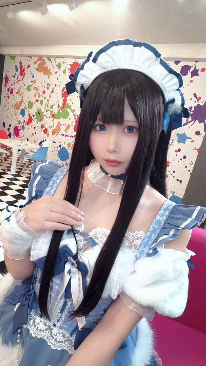 momokawakirara's tweet photo. 昨日のオリジナルのアイドル風コス（？）
衣装はマリームーンさん 🎀

スタジオも衣装も
めっちゃかわいかった〜〜〜 （ ܸʚ̴̶̷̷⩊ʚ̴̶̷̷ ܸ） https://t.co/3F15gFL0et