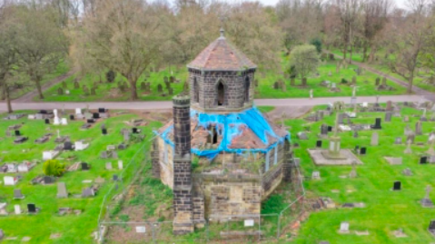 ChristianToday's tweet photo. Griff Rhys Jones laments that many cemetery chapels are in a state of disrepair and neglect: "We need space to bury our dead. And yet we have so many decaying and neglected Chapels of Rest on our books." https://t.co/R8IKxW78eV https://t.co/3xcns8nQRt