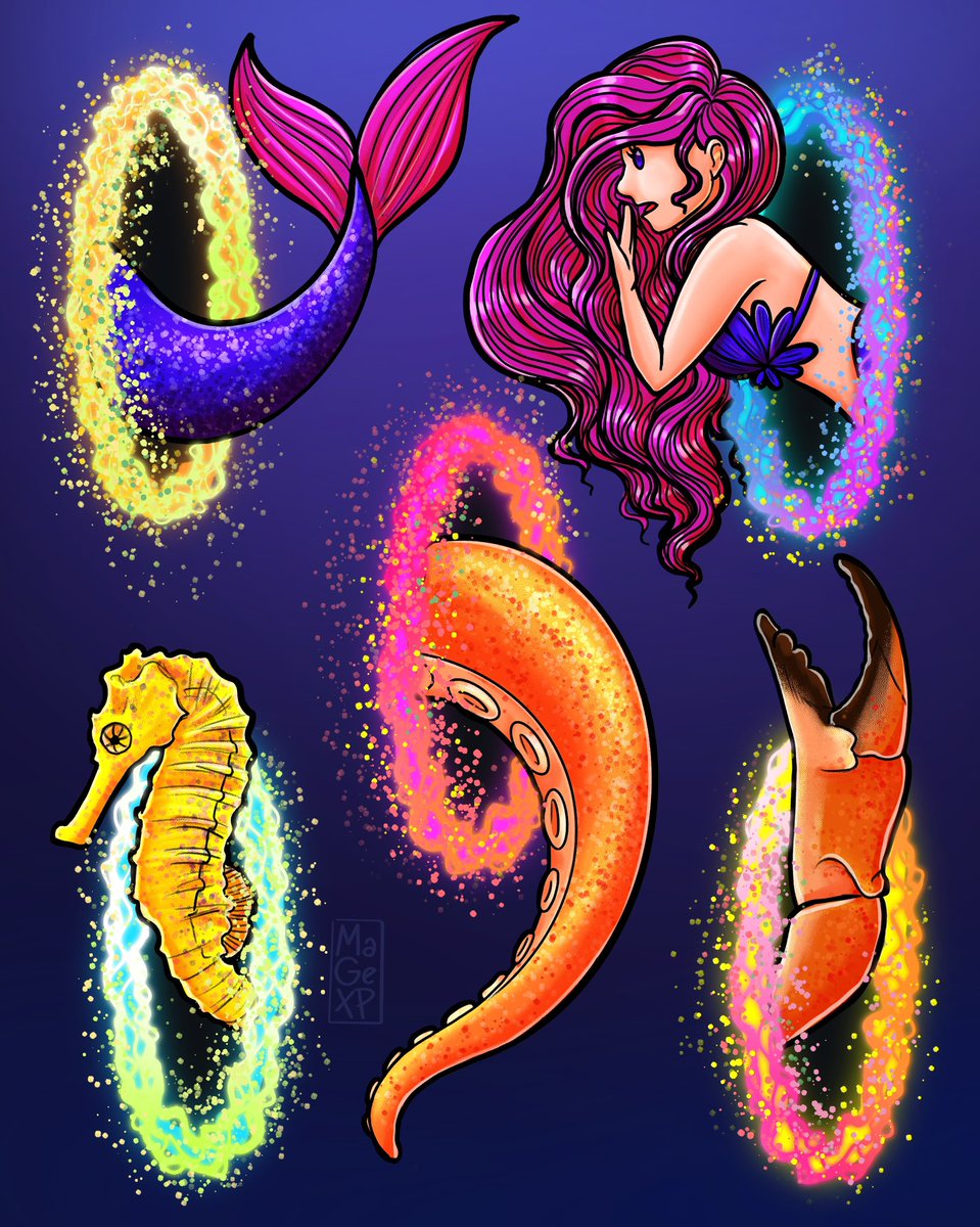 MaGeXP's tweet photo. May 29 - Portals 

#mermay #mermay2026 https://t.co/urxtdLiTb4