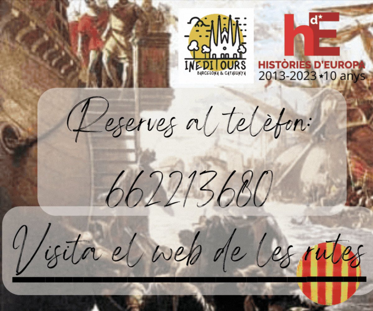 pseudohcc's tweet photo. El DISSABTE 6 de juny a les 10:30h es fa la visita guiada SANTES CREUS I LA REIALESA. La 2a i última programada en aquest monestir. Hi ha 11 places lliures, no us la perdeu! Si voleu un tast de la visita cliqueu a l’enllaç. 👇👇
https://t.co/HLnmd2mvgI https://t.co/OlszYVIDNf