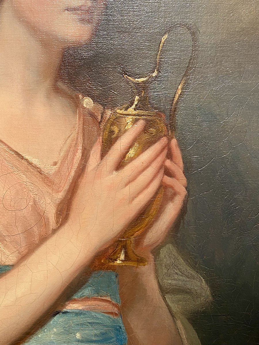 Guiguiii94's tweet photo. Vente #Millon, avec deux œuvres importantes :
François Lemoyne v. 1716, L'Adoration des Mages, 40-60k€ (variation de son tableau d’agrément à l’Académie, Houston). Caramélisé mais superbe.
George Romney 1777, Portrait de Miss Vermont en Hébé, 150/200k€. Pas vu depuis 60 ans. https://t.co/FNZshQeJnG