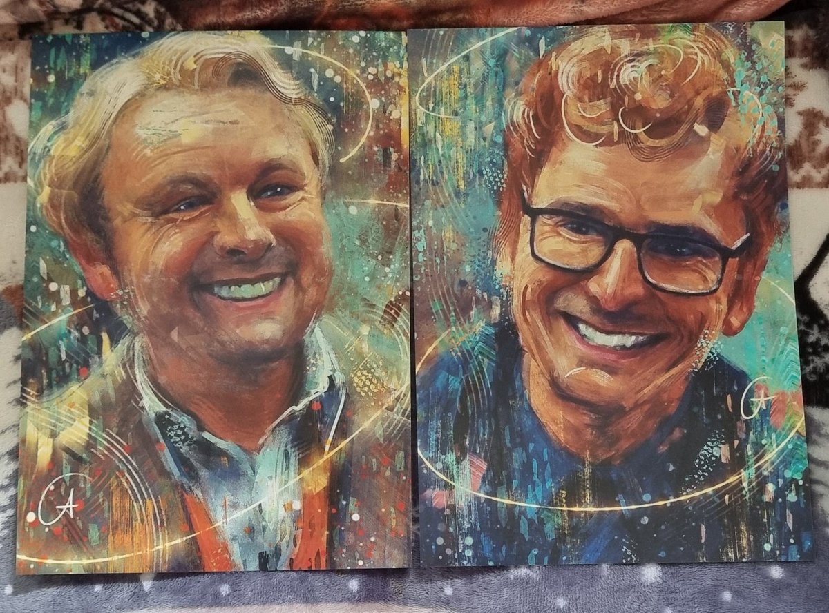 Mandy6766's tweet photo. Just what can I say? I couldn't resist buying these absolutely stunning pieces by  @Andrea_C_White 😍 ( I do so hope we'll get to see Crowley's warrior image also) ❤️ https://t.co/GkjFqqKX4i