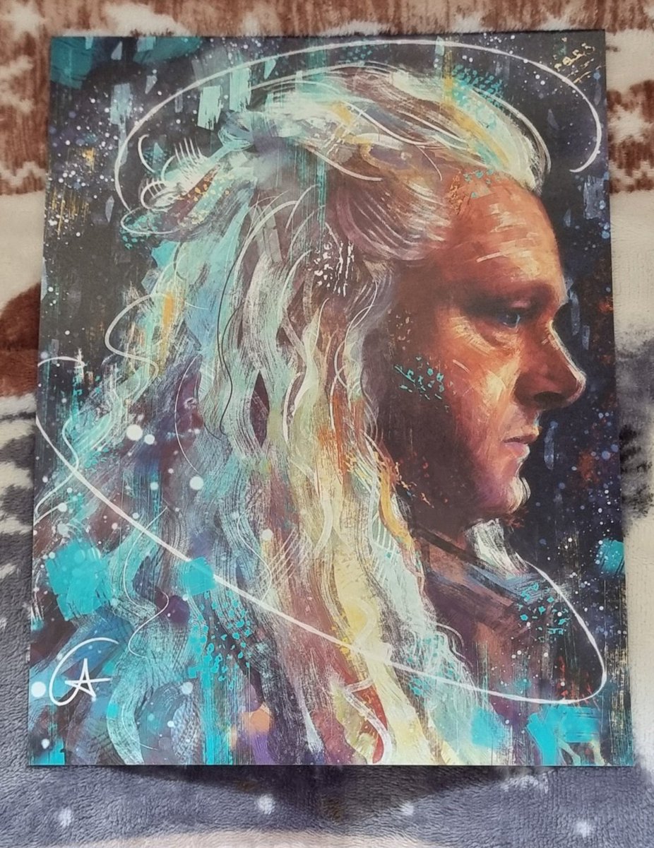 Mandy6766's tweet photo. Just what can I say? I couldn't resist buying these absolutely stunning pieces by  @Andrea_C_White 😍 ( I do so hope we'll get to see Crowley's warrior image also) ❤️ https://t.co/GkjFqqKX4i