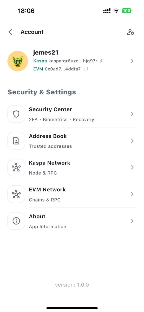 KasperiaWallet's tweet photo. The Kasperia App core system is now complete.
Final touches are in progress — see you very soon on mainnet. https://t.co/7sbBtZu0Ho