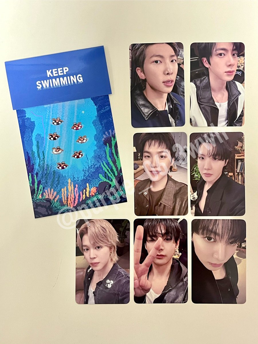 KEEP SWIMMING to BTSイベント当選フォトカード 昨日私のところにも