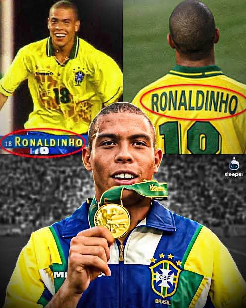 vaLentfun's tweet photo. @fanatikball_ Uniknya di Olimpiade 1996 Ronaldo Luiz Nazario Pernah Pake Nameset RONALDINHO Nomer 18.

Beruntungnya bisa Ketemu langsung Sama R9.

Ini alasan kenapa gue suka banget R9
https://t.co/0Nz6q7rfJp https://t.co/UpaDS6v4Ap