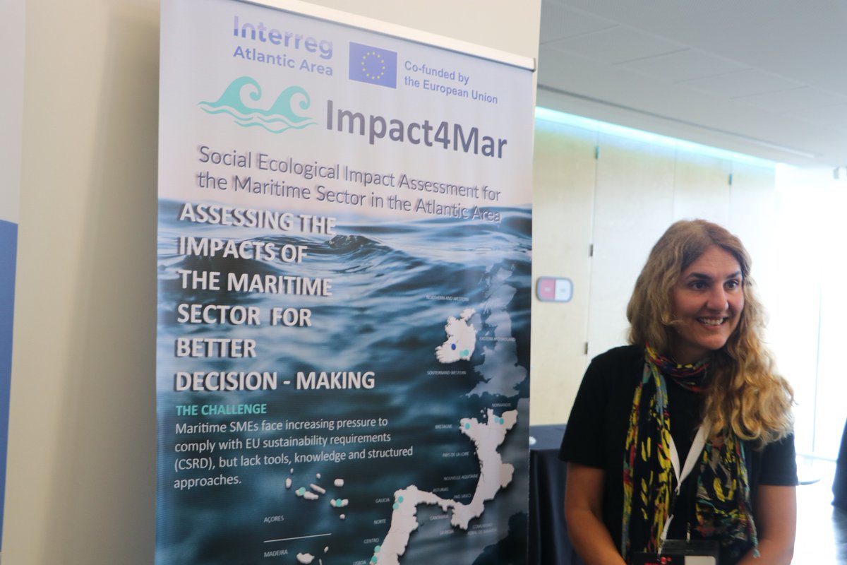 AtlanticArea's tweet photo. 👏 This week, the Impact4Mar Project was represented at #S3SUMMIT2026 in the Azores 
@nonagonpark  showcased the project’s mission to support sustainable practices through innovation, knowledge sharing, and new tools aligned with the #EuropeanGreenDeal and #2030Agenda. https://t.co/6bAou9yjhu