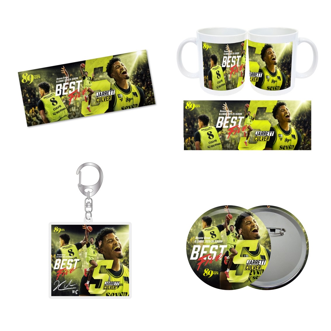 ベストファイブ受賞記念グッズ発売🌟✨ ジャレットカルバー選手の