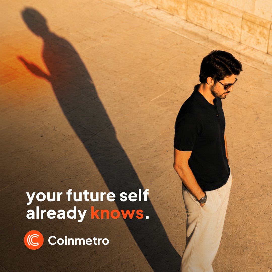 CoinMetro's tweet photo. In five years you'll look back at this moment. Already in crypto. Or wishing you were. https://t.co/oM1N1FJSkx
