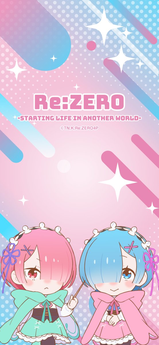Rezero_official's tweet photo. ◪デジコン配布◪

TVアニメ「Re:ゼロから始める異世界生活」
4th season 放送を記念して
待ち受け壁紙をプレゼント✨

スバル&amp;シャウラ
ラム&amp;レム
ペアver ぜひご使用ください✨

▼ミニアニメ公開中▼
https://t.co/aNO6FT7YO7
#リゼロ #rezero https://t.co/B34ydTRjhg