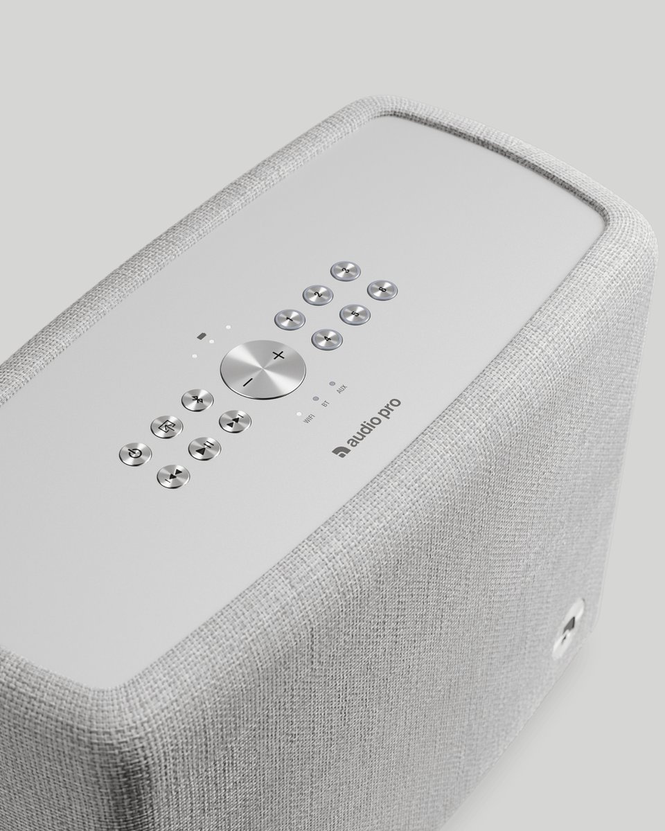 audioprosound's tweet photo. A15 W, WiFi, Bluetooth, battery powered. 
Black/Dark Grey/Light Grey. €400

#speaker #AudioPro #ScandiStyle #ScandiDesign #ScandiSound #WirelessSpeaker #bluetoothspeaker #MultiroomAudio #Multiroom #LuxurySound #PlayNice https://t.co/gaF1sHuiM0
