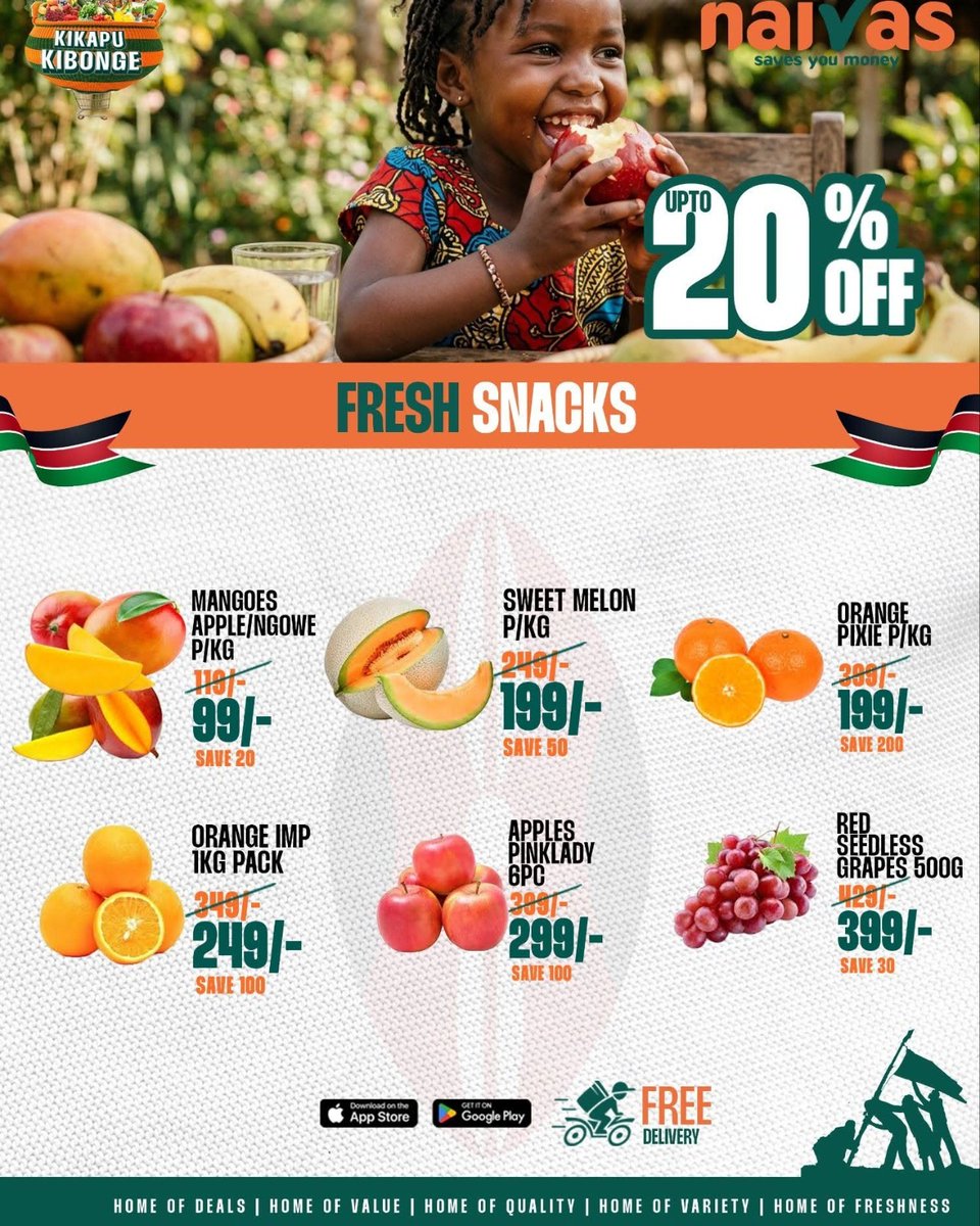 Ireenah_'s tweet photo. Naivas Game On imefanya shopping ya watch party kuwa simple sana.
Kuna sausages, sauces na pastries za kufanya nyumba ikuwe lively bila kutumia pesa mingi sana.
Deals ziko ready kwa kila customer mwenye anajua value.
#BebaValueTele. https://t.co/O0Sr9P1Rzv