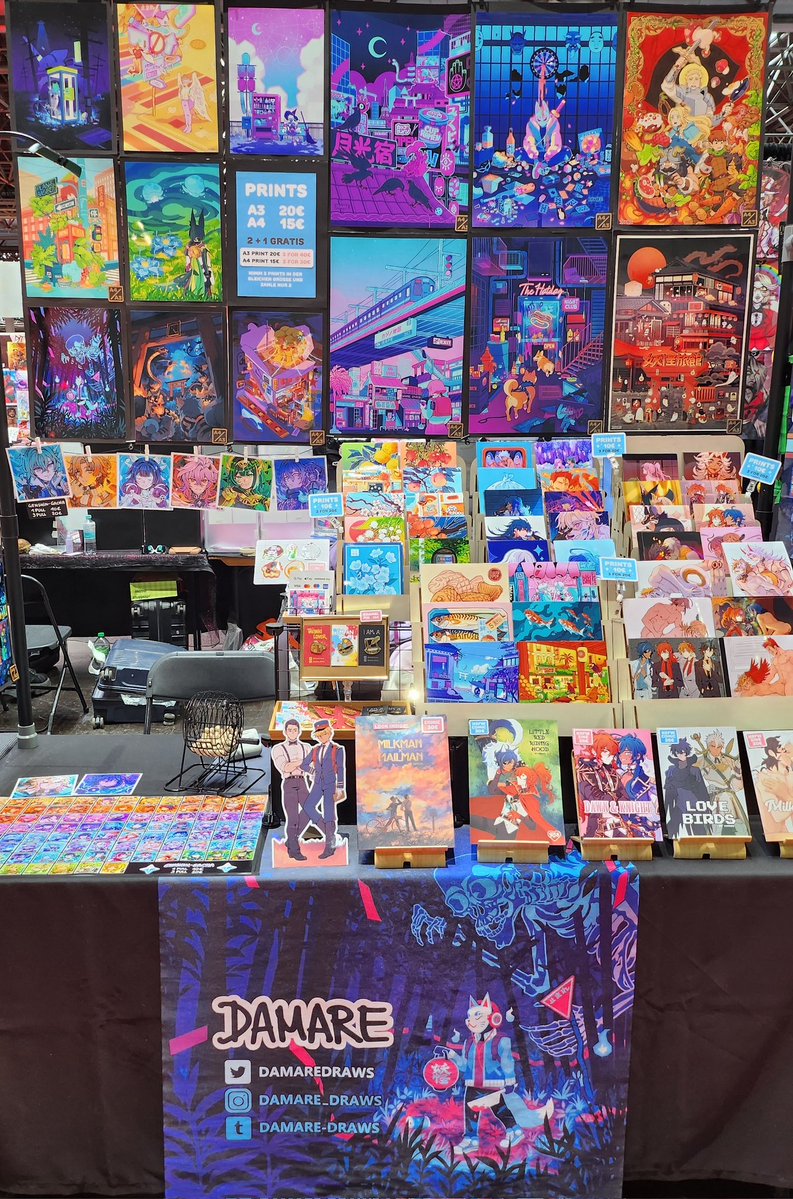 damaredraws's tweet photo. Dokomi Day 1 ✨️
You can find me in hall 5 table 27 

#Dokomi #Dokomi26 https://t.co/daNL30LwE5