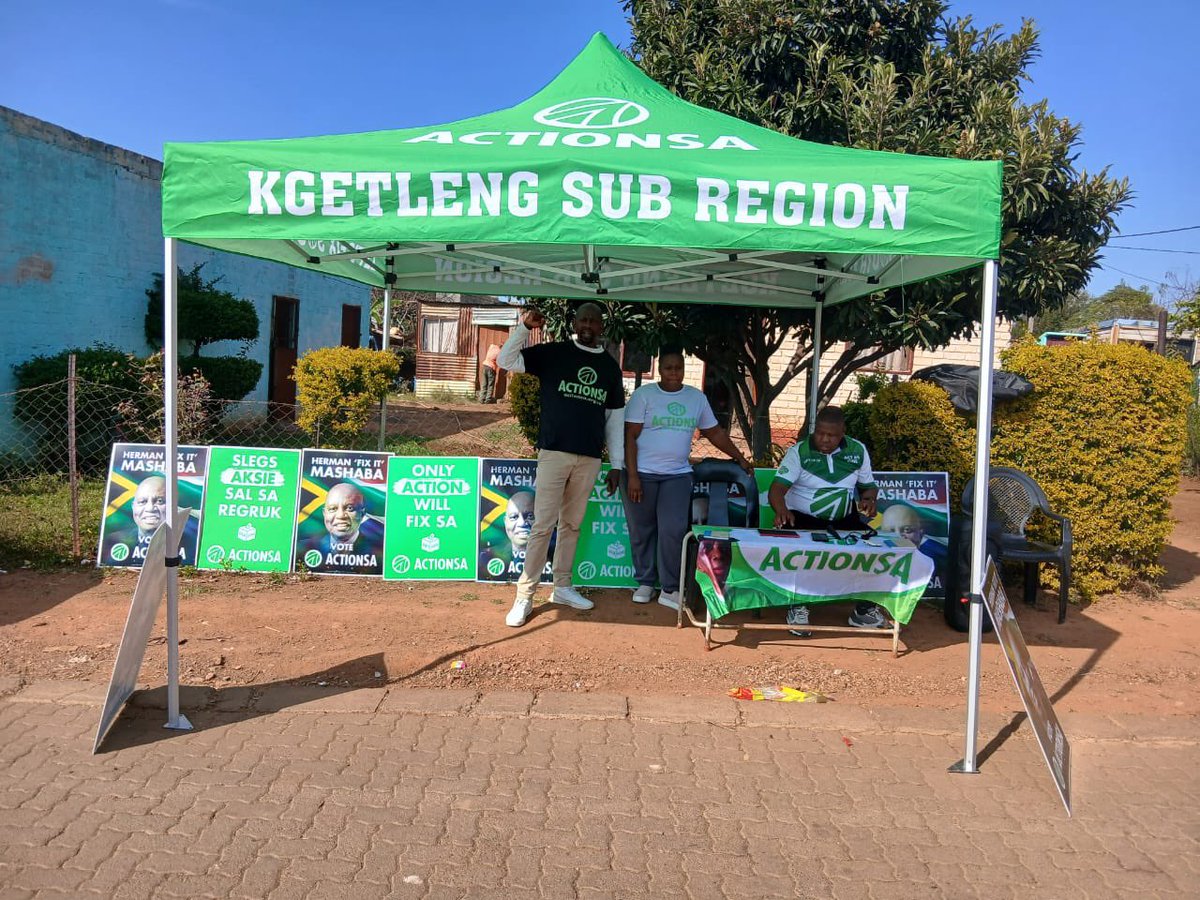 ActionSA_NW's tweet photo. Ward 2, Kgetleng, Bojanala West 💚
Khuphuka Friday is here. From promises on paper to action on the ground. Communities deserve real service delivery, not delays. We are ready. We are present. We are pushing for change. #KhuphukaFriday https://t.co/AE2xBtHqo2