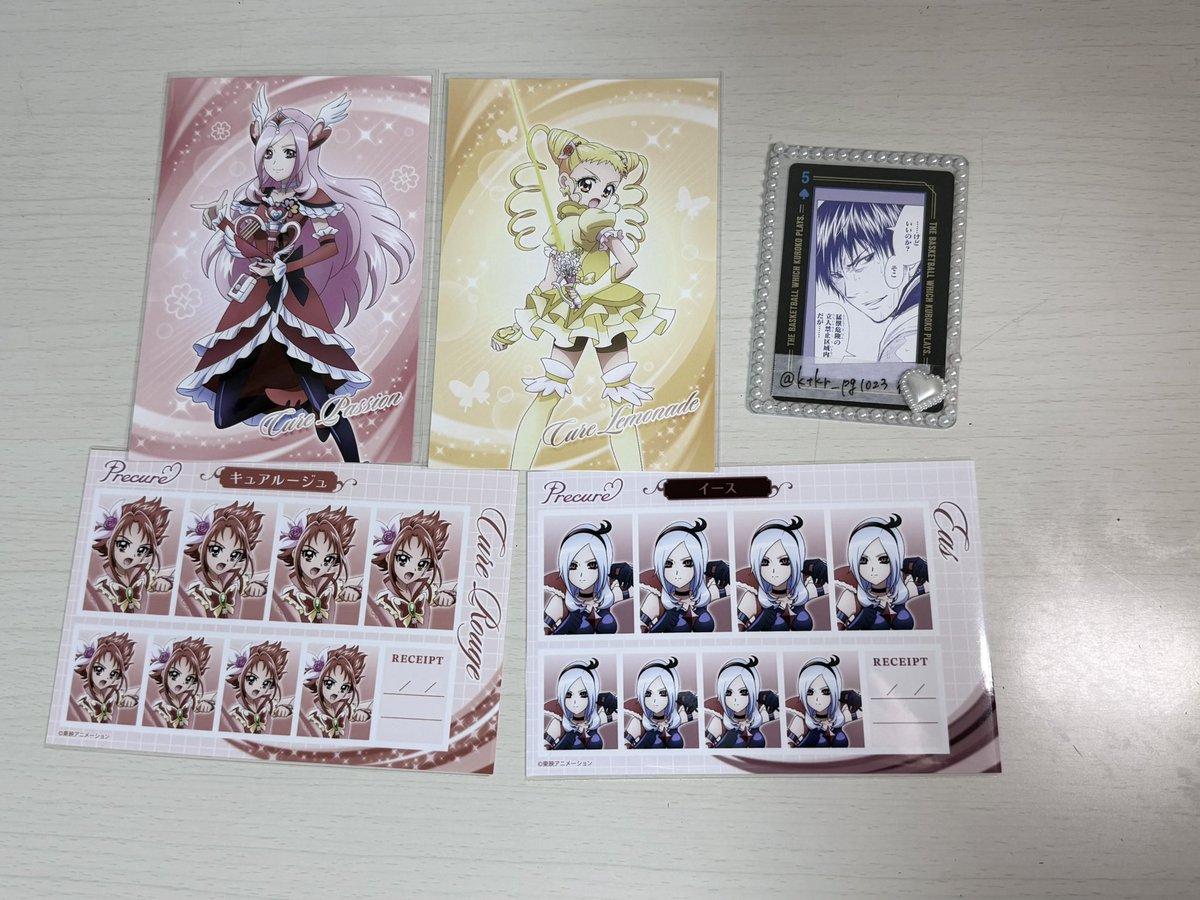 ktkr_pg1023's tweet photo. 【交換・譲渡】
プリキュア アニメイトフェア フレッシュプリキュア ぱしゃこれ 証明写真風 特典

譲▶︎画像１、2

求▶画像3、4or定価＋送料

・初回様プロカの一読お願いいたします❀ https://t.co/L9WBuAo4by