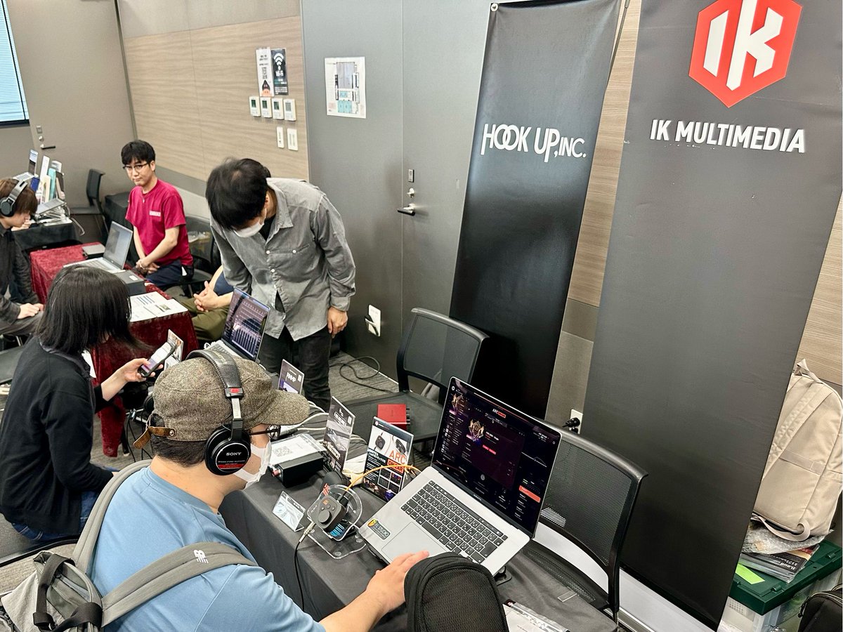ikmultimedia_jp's tweet photo. 音楽制作者のための「ヘッドホン・ヘッドホンアンプ大試聴会2026」多数ご来場いただきありがとうございました。明日5月30日も10時より開場します。
https://t.co/ZJVHSUm1nR #ARCONEAR #iLoud https://t.co/k3SMqmEuNy