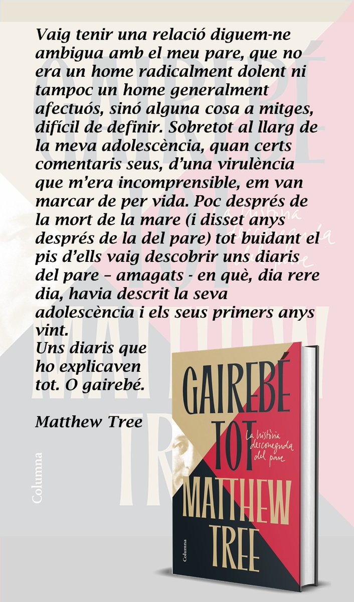 matthewtree's tweet photo. Dimarts dia 3, a les llibreries... https://t.co/RuNRsjbno5