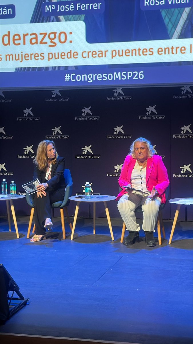 MujeresSP's tweet photo. "No todas las mujeres somos iguales, ni falta que hace", María José Ferrer.
Las mujeres hemos tenido recorridos más difíciles, pero eso no nos hace mejores líderes. Sin duda da unas habilidades #CongresoMSP26 https://t.co/1VlGYKWzCs