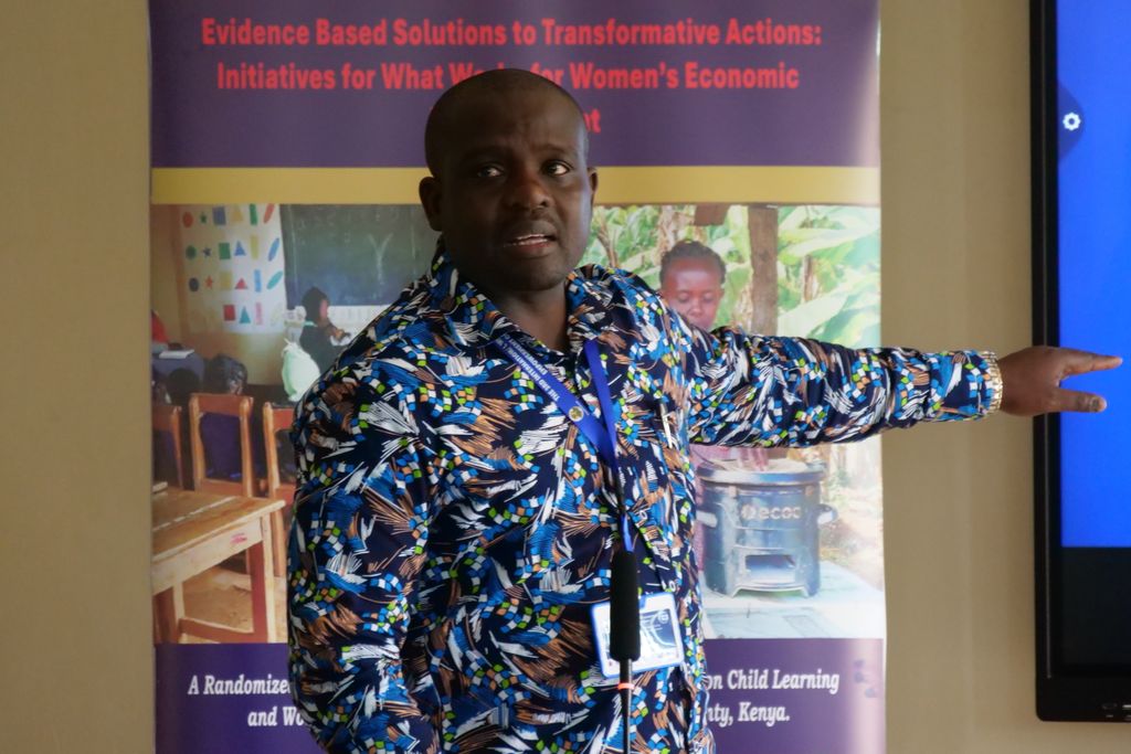 KenyattaUni's tweet photo. Want to truly empower women economically? Start with health, education, and childcare.

At Day 2 of the 3rd International Women’s Economic Empowerment Conference (WEE) at Chuka University, Mr. James Ombogo Onditi (Administration and Finance Manager at the KU-WEE Hub) dropped groundbreaking insights from a localized Randomized Controlled Trial (RCT) study conducted right here in Tharaka Nithi County.

The evidence is clear: when we invest in early childhood education—specifically enrolling 3-year-olds into pre-primary school—we don't just educate the next generation. We unlock immediate economic freedom for mothers, giving them the time and health security to pursue business, employment, and personal development.

Mr. Onditi’s core recommendation is a game-changer for policymakers: Better women's health and education by addressing childcare barriers first.