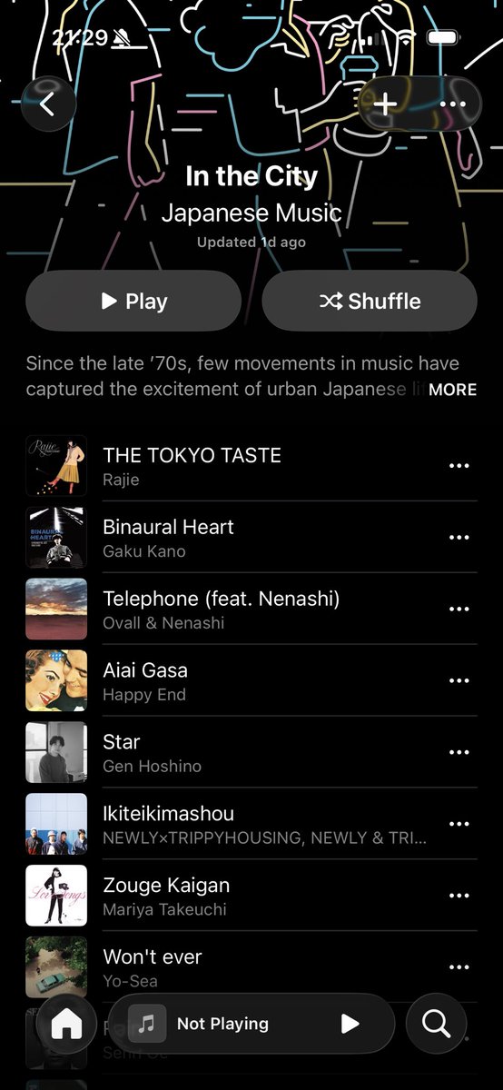 kano15248045's tweet photo. “Binaural Heart”がApple Music Playlist: “In The City”に選出されました！
Apple Musicの方も、Spotifyの方もぜひお聴きください！
https://t.co/LIegfW6eLI

#gakukano #experimentaljazz https://t.co/Kz3TA5GgSa
