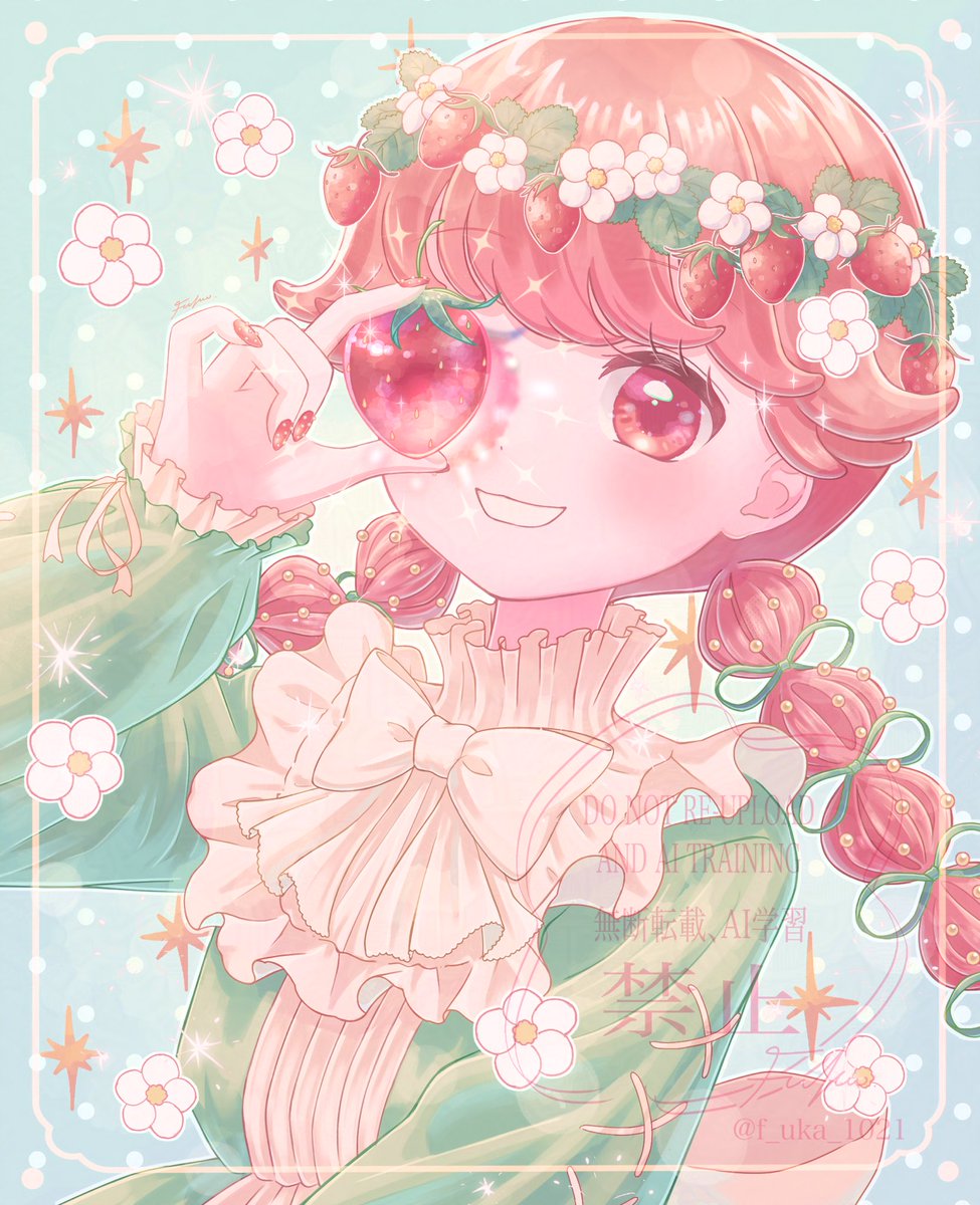 f_uka_1021's tweet photo. #今月描いた絵を晒そう

ガラスを描くのにハマってました💠🍓 https://t.co/IX5nq1iQSS