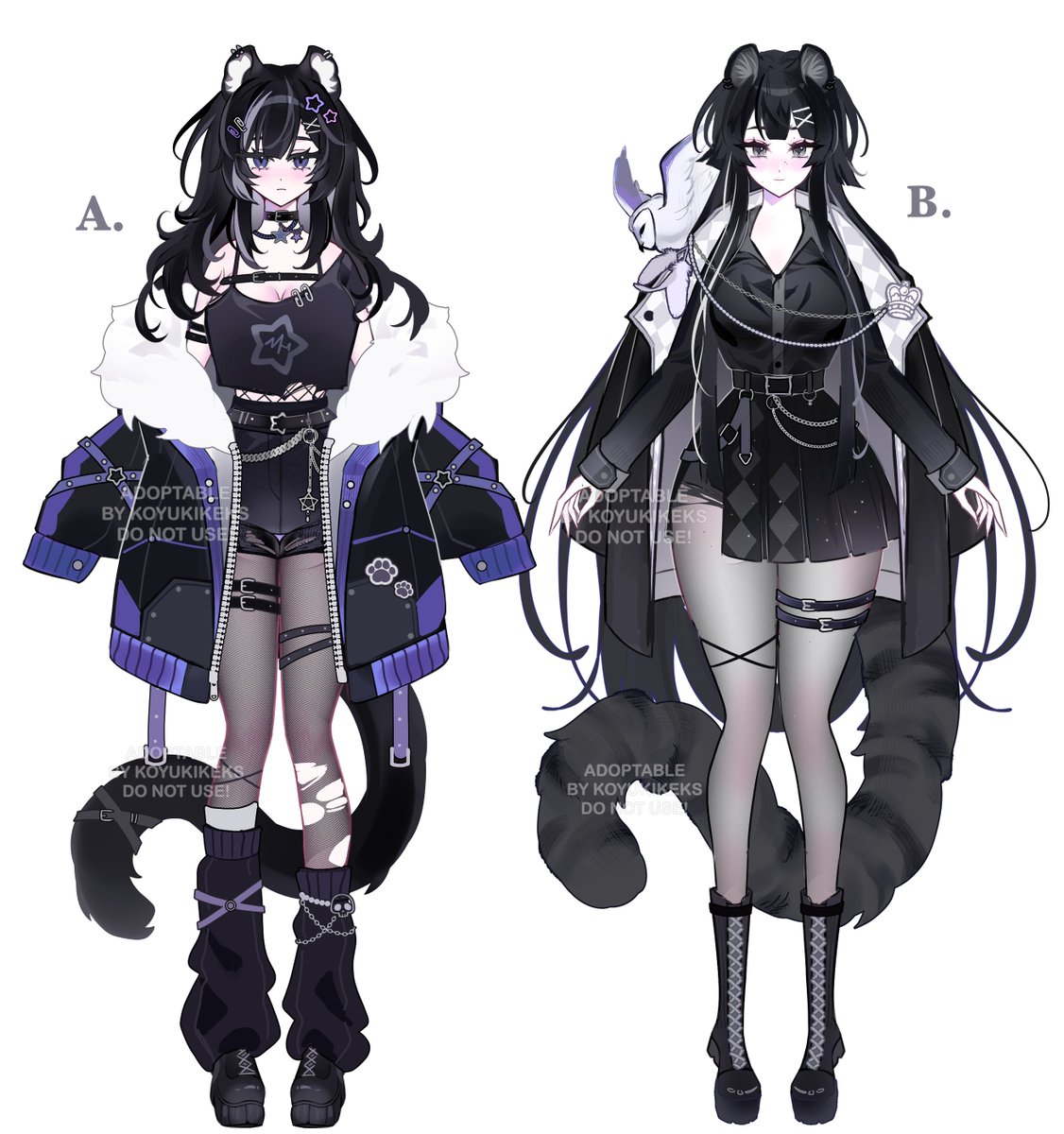 koyukikeks's tweet photo. I experimented a little with them! The buyer will get both versions.

They are currently available at a discount! $70 each with commercial use 🤍 https://t.co/R2OSIm4ZO8