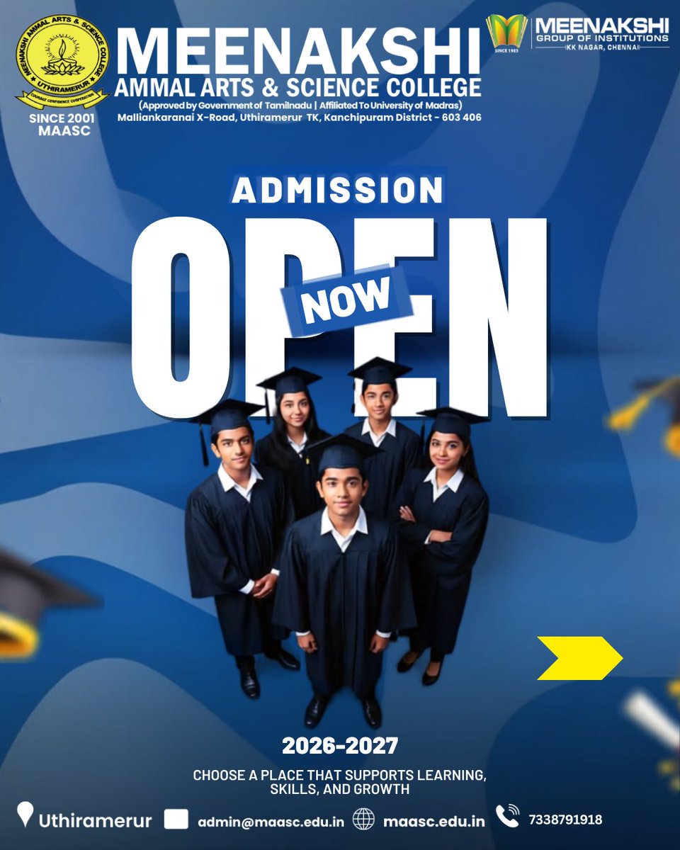 Meenakshi Ammal Arts and Science College (@maasc_edu) / Posts / X