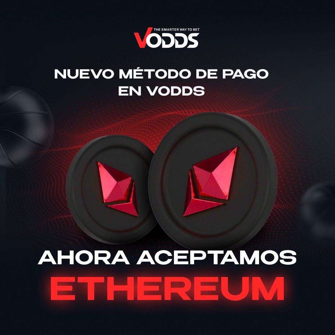 vodds_es's tweet photo. ⚡ Ethereum ya forma parte del ecosistema de VOdds. 🔥

💎 Lo que esto significa para el ecosistema de VOdds:
⚡ Liquidaciones casi instantáneas
🌍 Sin fricción geográfica, sin intermediarios.
🔒 Construido sobre infraestructura blockchain probada 

https://t.co/DVIlOYubv8 https://t.co/olm9idEk1l
