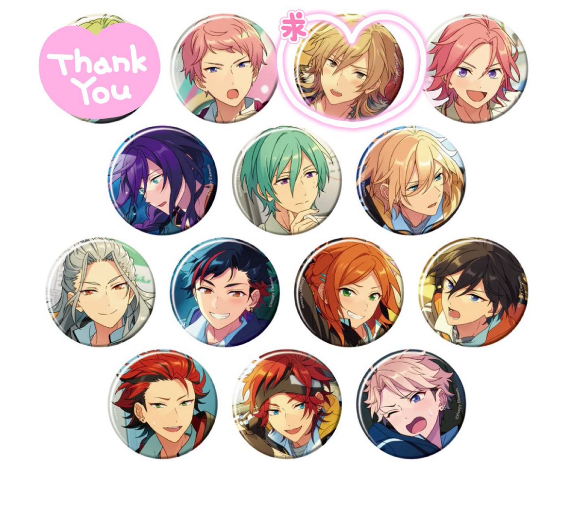hjr_chan's tweet photo. 【交換】あんスタ コレクション缶バッジ コレ缶 2026Feb. casual

【求】薫

【譲】宗 こはく マヨイ 巽 英智 凪砂 鉄虎 ゆうた 北斗 紅郎 燐音 嵐 各10

・郵送or福岡手渡し
・検索からでもお気軽にお声掛けください ·͜· https://t.co/EdyUETahmS