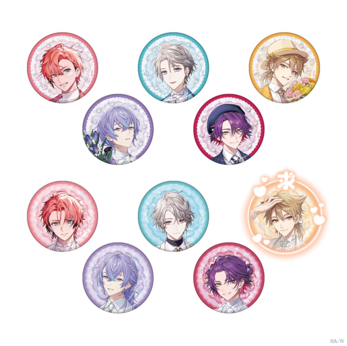 S_tn_'s tweet photo. 【仮約束/交換/買取】にじさんじ Luminous Marriage ランダムフォト風カード　ランダム缶バッジ

(求)画像マーク
(譲)画像マーク以外、定価＋送料

それぞれ、5〜10個ずつほど購入予定
郵送のみ
お気軽にお声がけください https://t.co/DTBVI8FSZZ