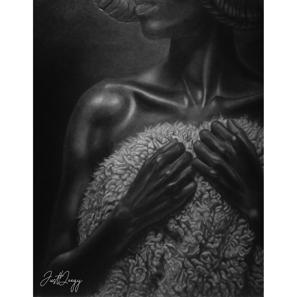 JustDeegy's tweet photo. BENEATH THE WOOL
_____________________
A reflection on duality. Beneath every appearance of innocence lies a deeper human nature, not necessarily wicked, but raw, powerful &amp; impossible to erase. The wool may hide it, but the horns reveal that it is still there, waiting to be seen https://t.co/m31mcF1arV