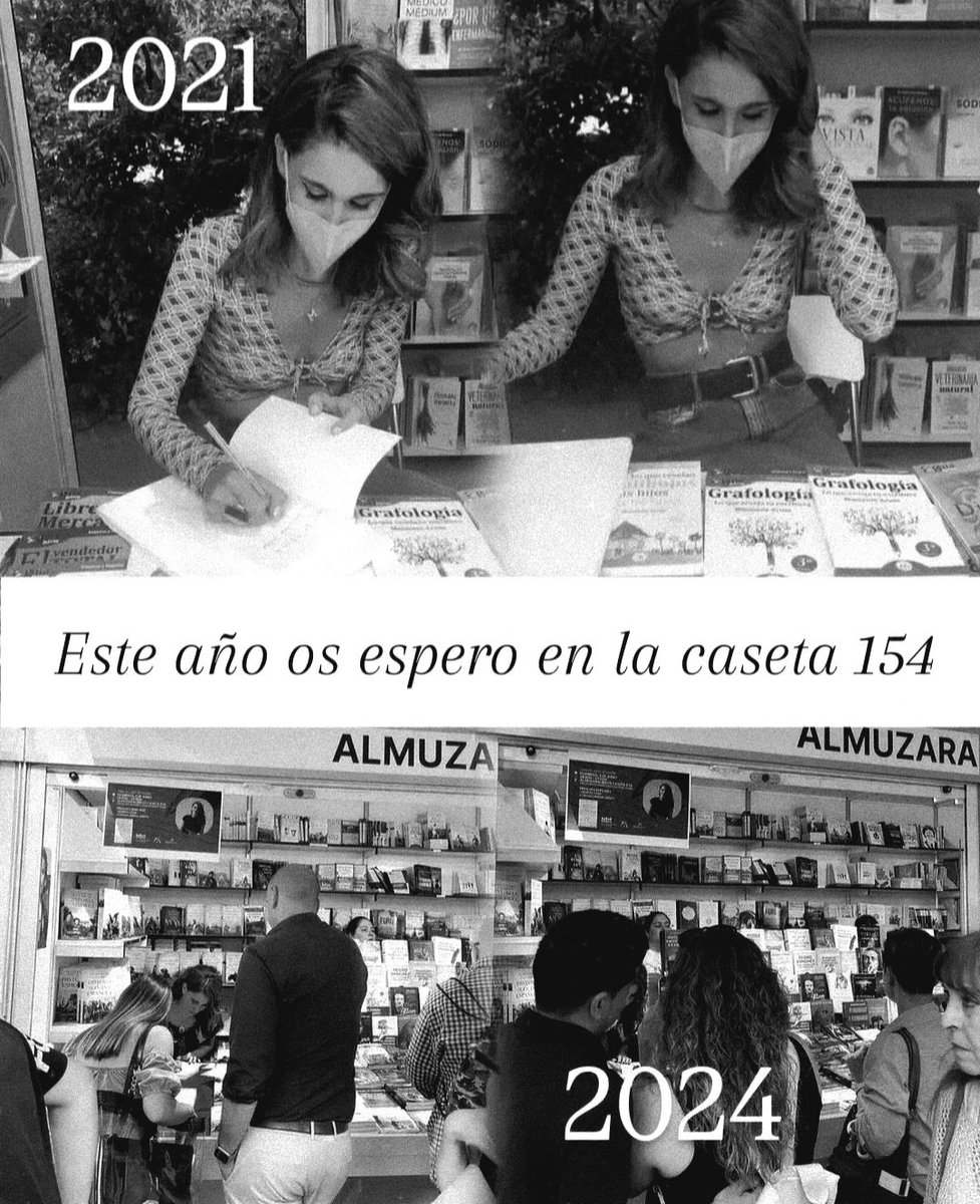 ArnasMacarena's tweet photo. Este año vuelvo a la @ferialibromadrid con la misma ilusión de aquella niña que soñaba entre páginas. 📚💫
🗓️ Sábado 13 de junio
⏰ De 11:00 a 12:30 h
📍 Caseta 154
#FeriaDelLibroDeMadrid #FirmaDeLibros #Autora #Libros #Lectura
https://t.co/3ukVXO9KMR https://t.co/upVE8YGg9r
