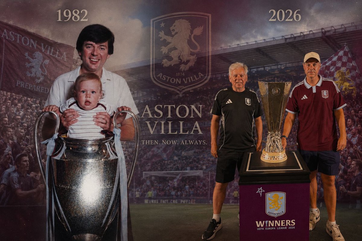 garypoulton's tweet photo. 44 Years in the making 🥰 🏆 🏆 @dwpoulton @EuropaLeague
@AVFCOfficial @AVFCSupport
#Aston #Villa #UEL #UCL #UTV https://t.co/ivd3kgeRmH