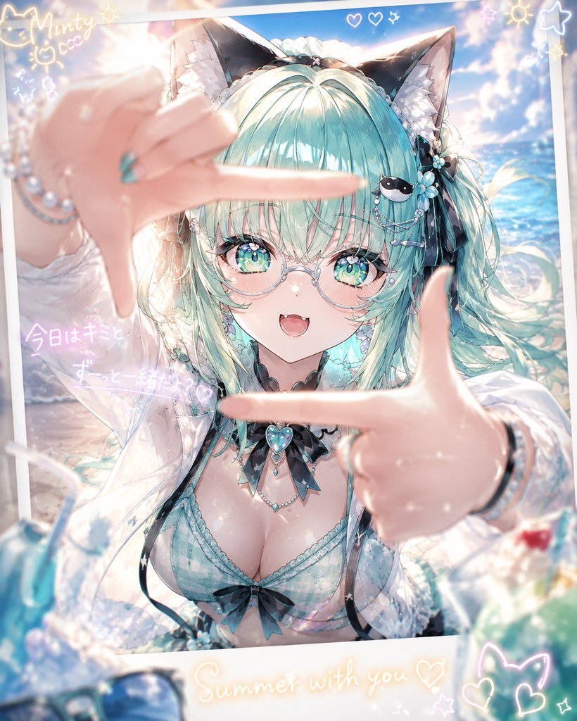 amari_AI_art's tweet photo. ( ϶’ᗜ’)϶＜夏の思い出アルバム📖☀️

海辺の逆光、キラキラした水面、
フレーム越しの笑顔で青春感MAXな一枚に。
一緒に遊びに来たみたいな距離感を表現できます！

🔷ChatGPT image2対応

#あまりのプロンプト
▼ 使用方法はチャッピーにキャラクター画像と、ツリーのプロンプトを入れるだけ！ https://t.co/Ej7Iw9EA2O