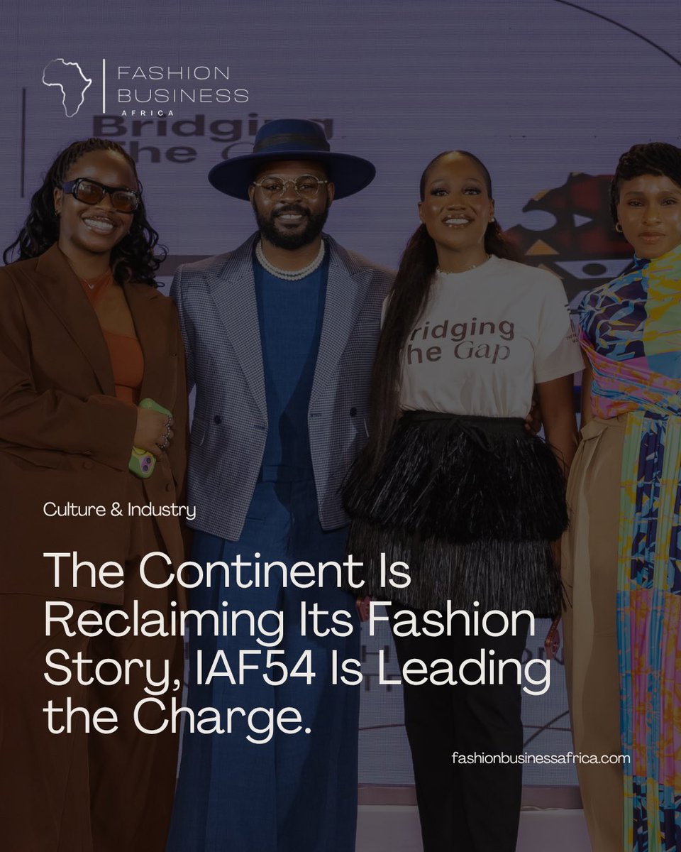 FBAfricaMedia's tweet photo. Africa’s fashion archive is finally being built from within and IAF54 is proof that the continent has been waiting for exactly this.
Swipe to see more
https://t.co/4FL3uNmhnU
#africafashion #africanfashionmuseum #fashionhistory #fashionbusinessafrica https://t.co/adWT5WKQDZ
