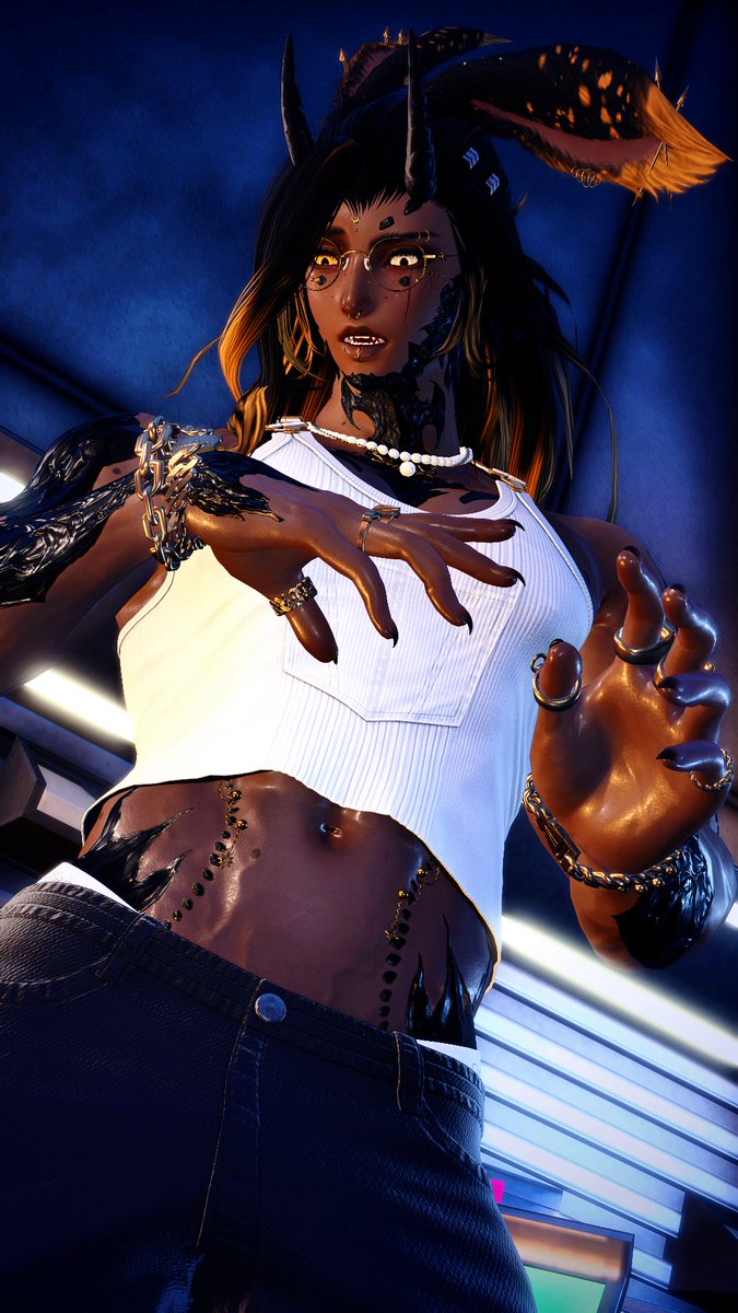 _hyunhyunbun's tweet photo. he was left unsupervised and accidentally grew up some scales 🫢

#ffxivgpose #gposers #viera https://t.co/c6OxgQSHxG