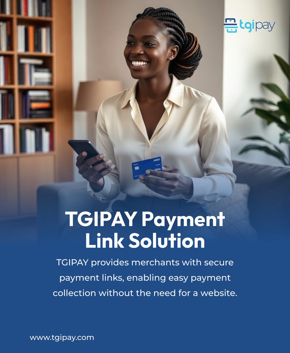 tgipay's tweet photo. As a merchant you can get onboarded to TGIPAY even though you do not have a functional website as we take away the worries from you.
So, share payment link with your customer either through SMS or email and get paid instantly https://t.co/64uMQZTdOd