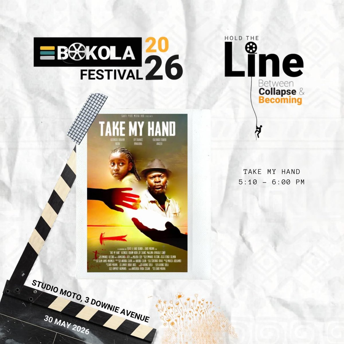 MagambaNetwork's tweet photo. Screening at Bokola - Take My Hand
Faced by an unjust decision, Awebwa and Denis face the tension of defying Mugere's oppressive rule and the hope that education can be the key to Awebwa’s freedom.

3 Downie Avenue, Belgravia | 12pm to 1pm | Entry - $1 https://t.co/C18Nbe9Wm3
