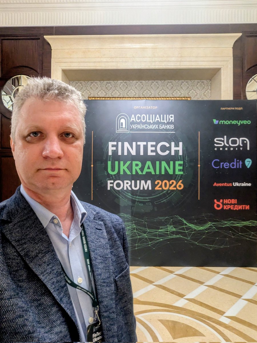 Oleksiyenko's tweet photo. Glad to join #Fintech2026 and discuss the impact of AI, digital transformation, and new regulatory challenges for the financial sector in Ukraine.

Thanks to @AUB_UA for the invitation and organization!

https://t.co/PgMyAaFGmH https://t.co/l6tGh6YYIs